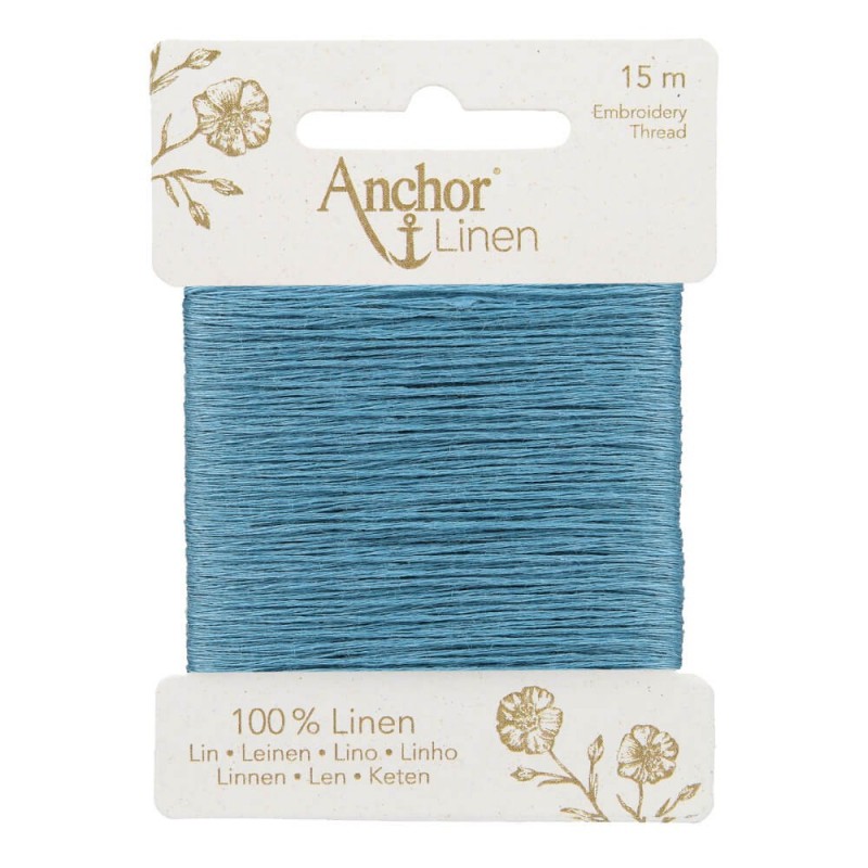 ANCHOR LINEN COLOR 35-TURQUESA - Imagen 2