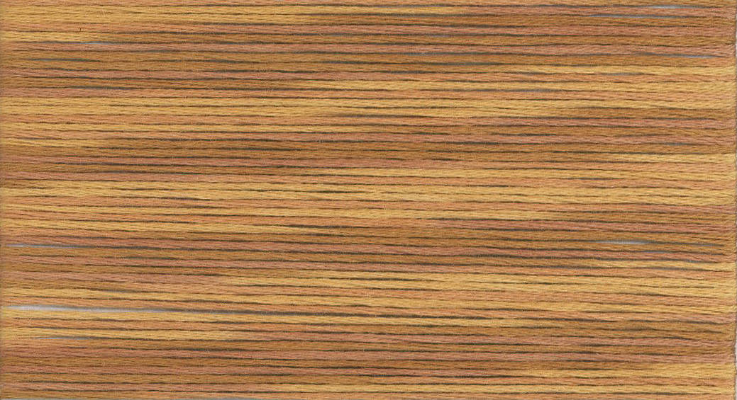 5029 HILO MOULINE COSMO MARRON/OCRE - Imagen 2