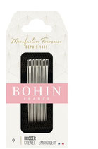 AGUJAS BOHIN PARA BORDAR Nº 9