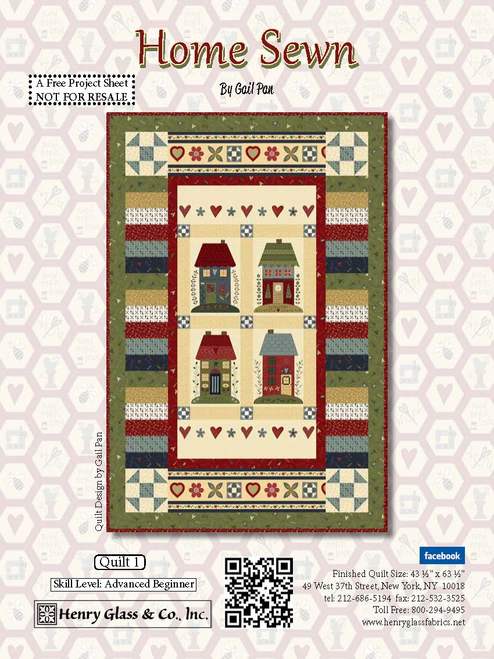 HOME SEWN KIT QUILT CUATRO CASAS - Imagen 2