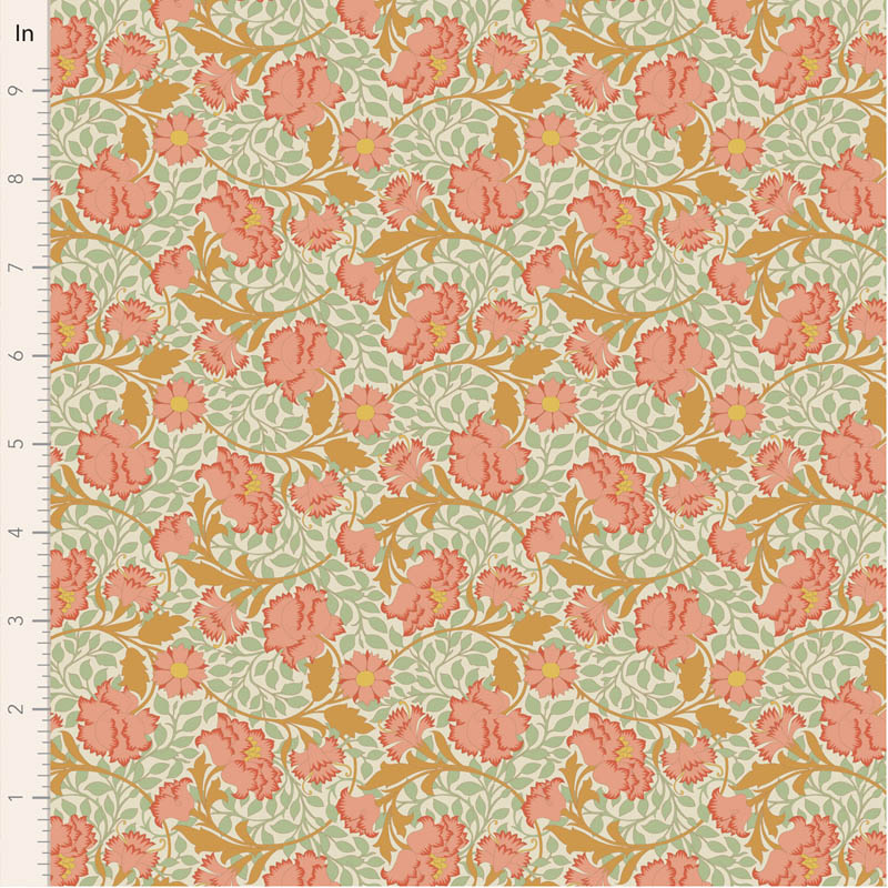 100641 TILDA SONGBIRD FLORA CORAL - Imagen 2