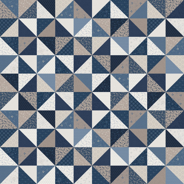 MAS10930-Z PATCHWORK BLUE BLOQUES MOLINILLOS - Imagen 6