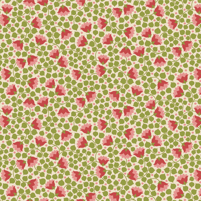 110128 TILDA WALLFLOWER CAMPANILLAS VERDE - Imagen 2