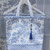 C021219P TRENDY TOILE PANEL BOLSA TOTE DE LONETA - Imagen 4