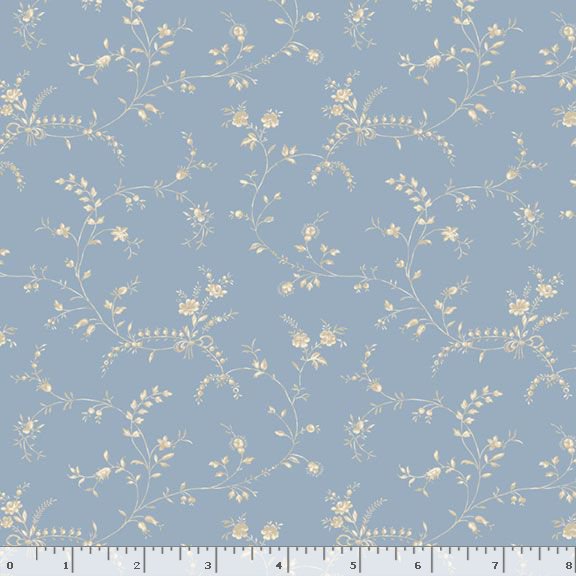 R021220D TRENDY TOLIE RAMITAS FONDO AZUL - Imagen 2