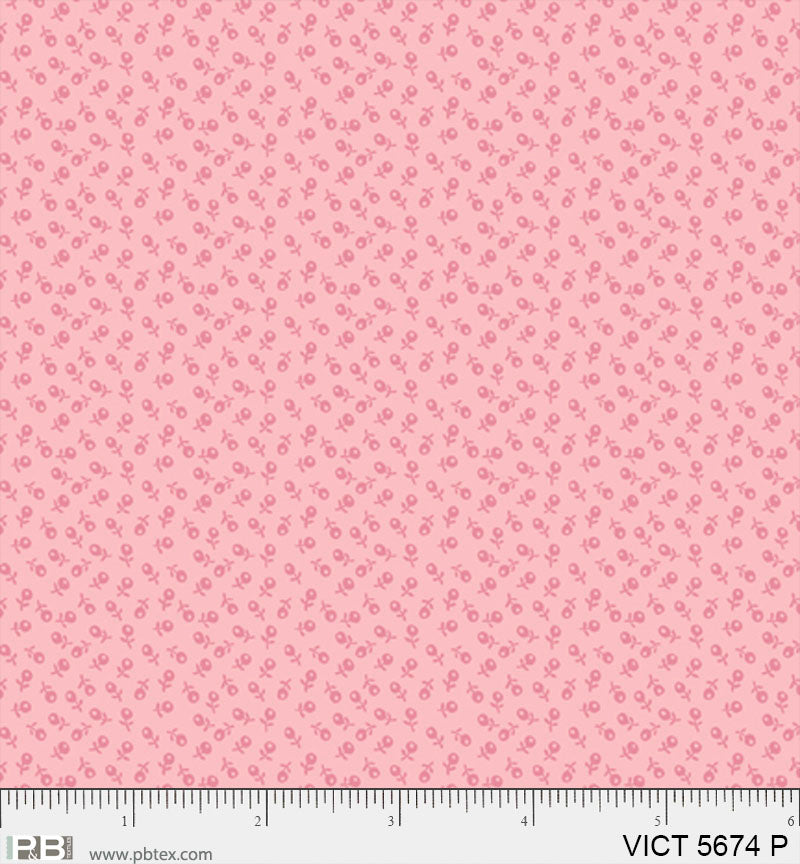 VICT5674P VICTORIA FLORECITAS ROSA - Imagen 2