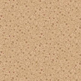 3289-33 OAK AND MAPLE TONAL FLORES OCRE