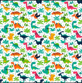 DINOSAURIOS ESTAMPADO PEQUEÑO