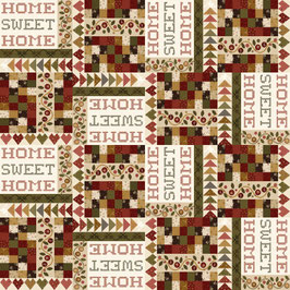 3173-33 HOME SWEET HOME PANEL FALSO PATCHWORK