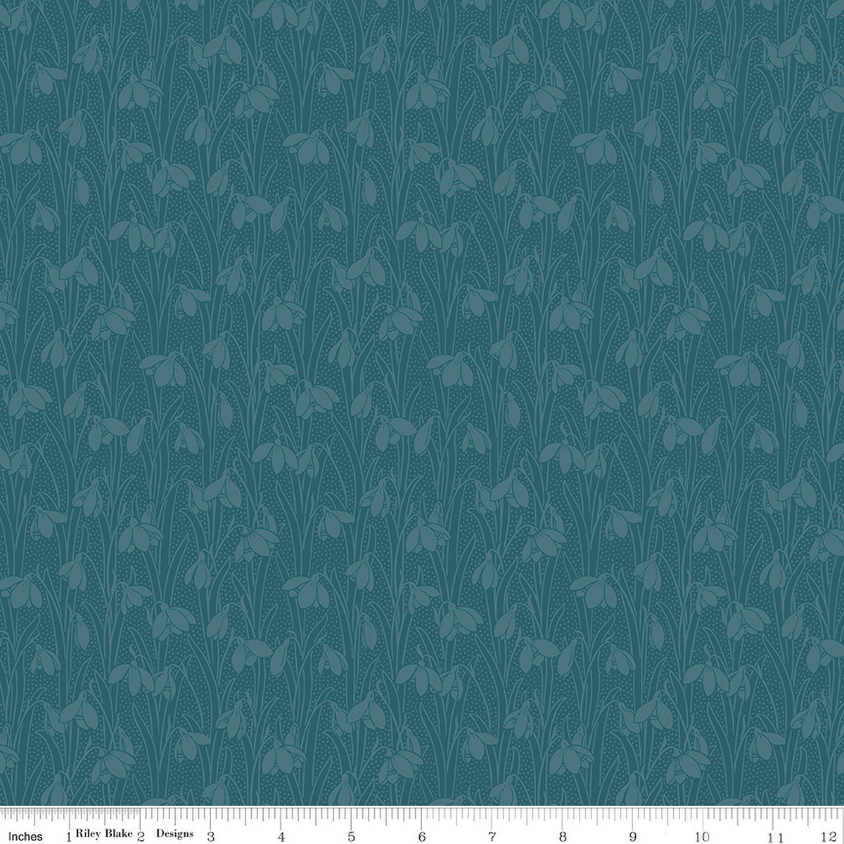 01666876A LIBERTY SNOWDROP SPOT tonal indigo - Imagen 2