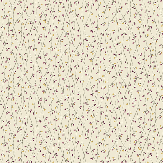 A-794-L ENGLISH GARDEN guisantes fondo crema - Imagen 2