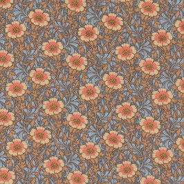 100532 TILDA HIBERNATION ROSAS DE IVIERNO FONDO MARRÓN