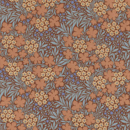 100534 TILDA HIBERNATION FLORES DE OTOÑO FONDO MARRÓN