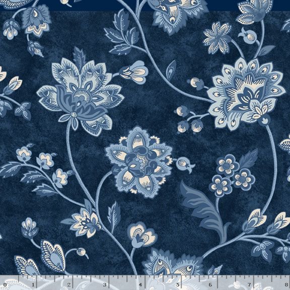 R100625-NAVY GENEVIEVE FLORAL AZUL OSCURO - Imagen 4