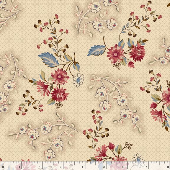R170545-TAN LILY'S LOCKET FLORAL FONDO CREMA - Imagen 2
