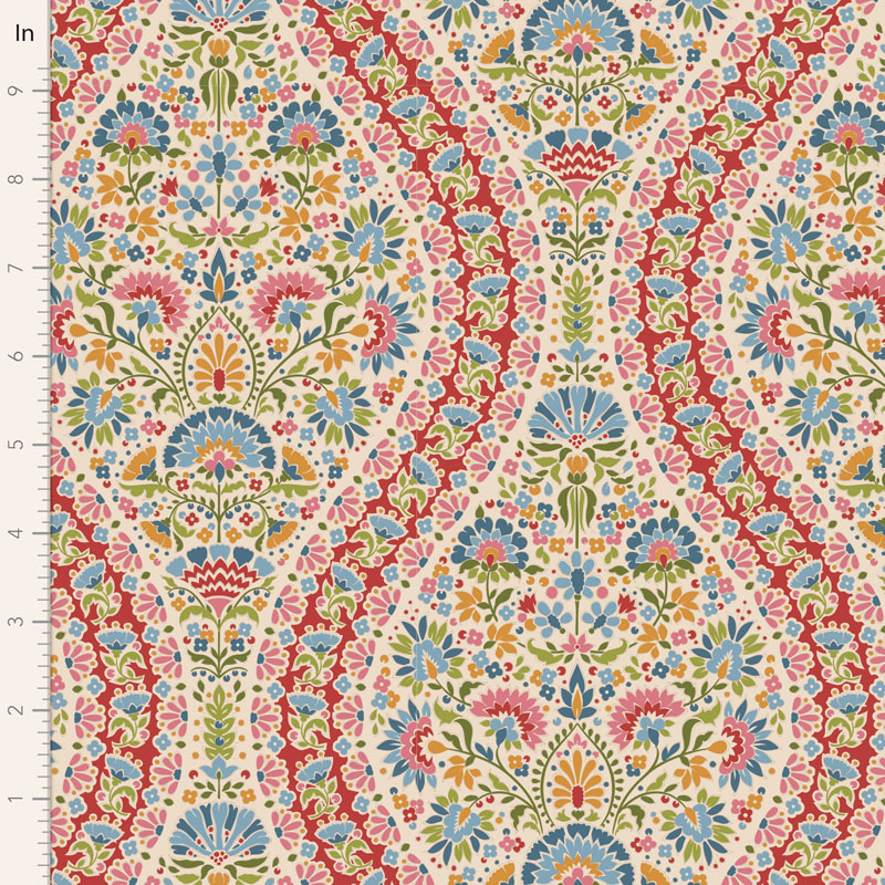 100491 TILDA PIE IN THE SKY WHIMSYBIRD ROJO - Imagen 2