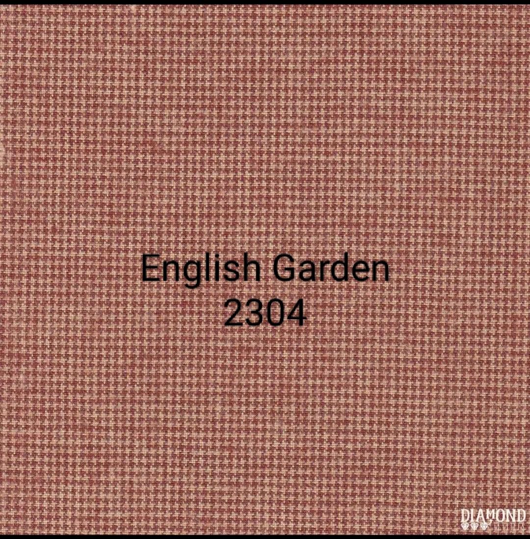 BRU-2304 DIAMOND ENGLISH GARDEN FRANELA PATA DE GALLO ROJA - Imagen 2
