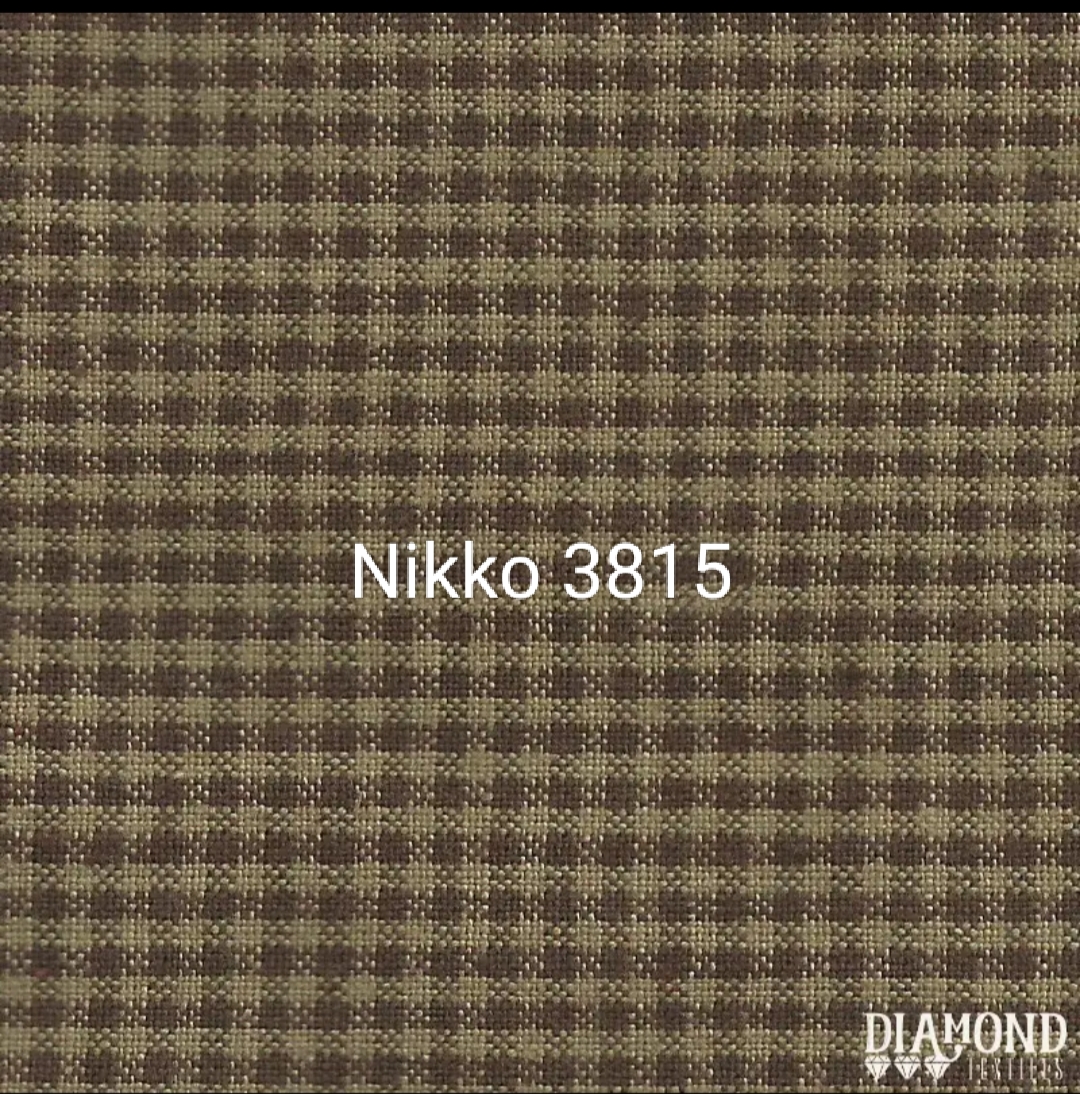 NIKKO 3815 DIAMOND VICHY MARRON - Imagen 2