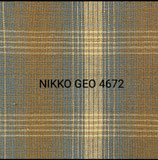 NIKKO GEO 4672 DIAMOND CUADROS AZUL Y MARRON