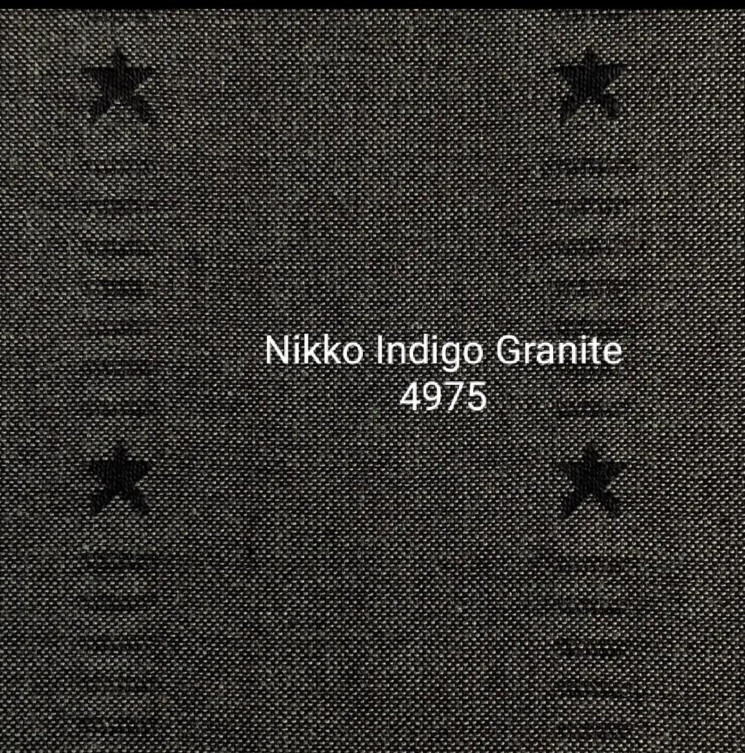 NIKKO INDIGO GRANITE 4975 DIAMOND ESTRELLAS GRIS-NEGRO - Imagen 2