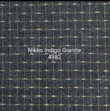 NIKKO INDIGO GRANITE 4982 DIAMOND LINEAS CRUZADAS AZUL OSCURO