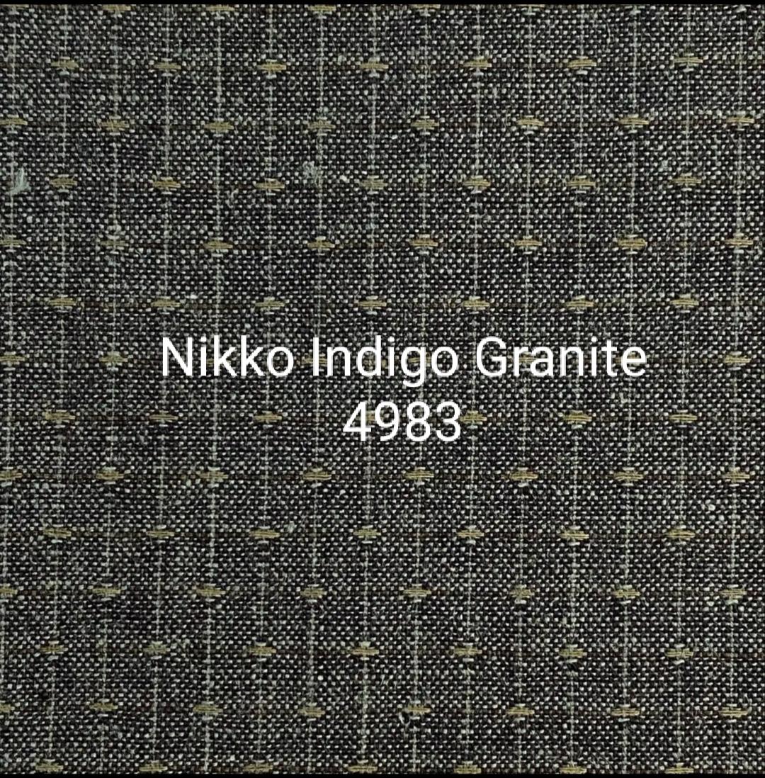 NIKKO INDIGO GRANITE 4983 DIAMOND LINEAS CON PUNTOS GRIS - Imagen 2