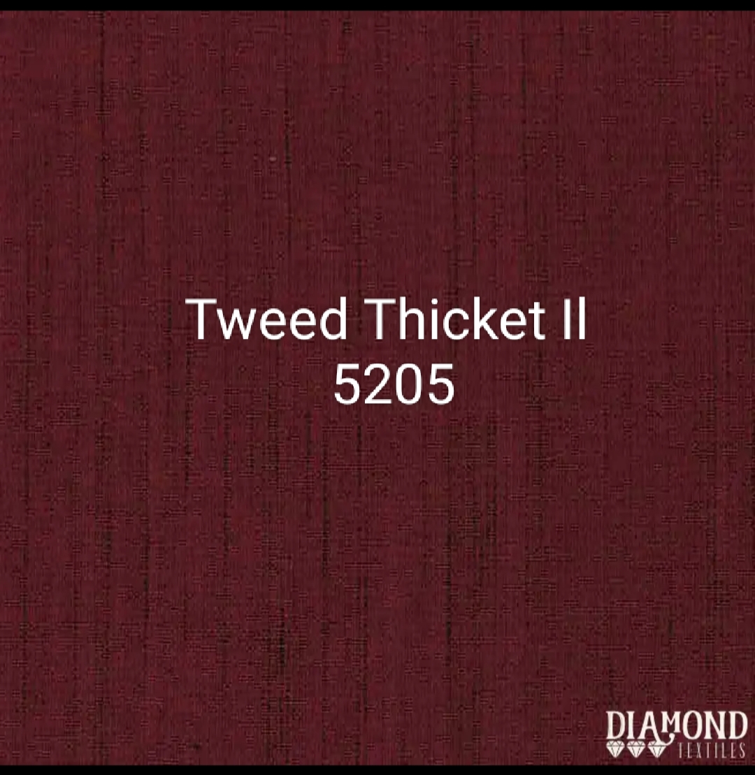 TWEED THICKET II 5205 DIAMOND ROJO VINO - Imagen 2