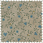 PC 10397S-E PATCHWORK CLOTH FLORES FONDO GRIS VERDOSO - Imagen 2