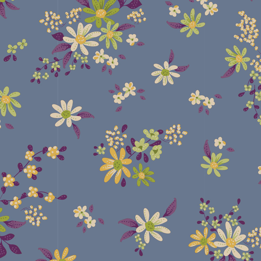 110051 TILDA CHIC ESCAPE DAISYFIELD AZUL - Imagen 2