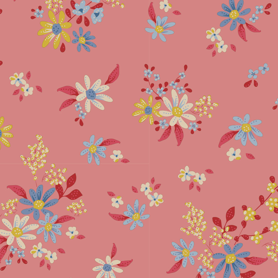 110055 TILDA CHIC ESCAPE DAISYFIELD ROSA - Imagen 2
