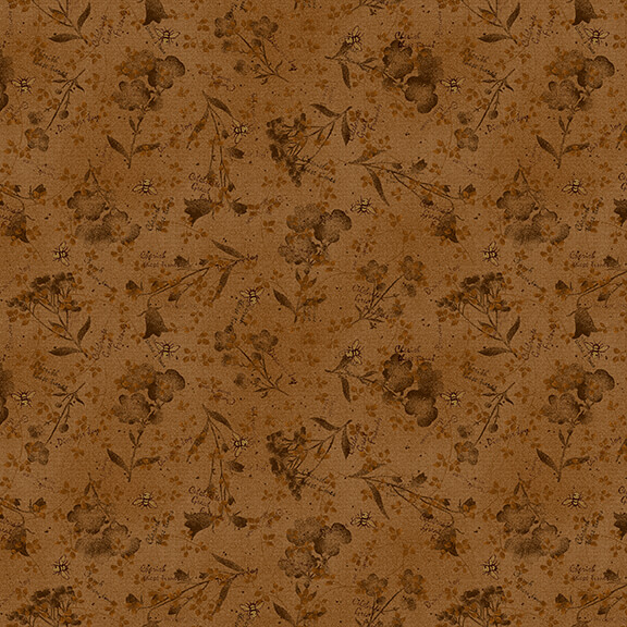 2773-35 TIME WELL SPENT FLORES Y ABEJAS CARAMELO - Imagen 2