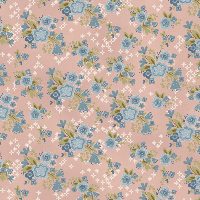 DV3950 BLUME & GROW RAMOS FONDO LILA - Imagen 2