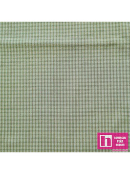 63802 HAKU TRAMADA CUADRITOS VERDE