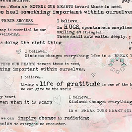 10350-02 SOUL SHINE & DAYDREAMS LETRAS FONDO ROSA