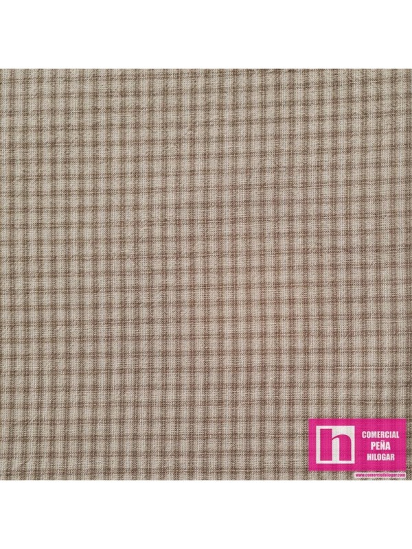 63805 HAKU TRAMADA CUADRITOS BEIGE - Imagen 2