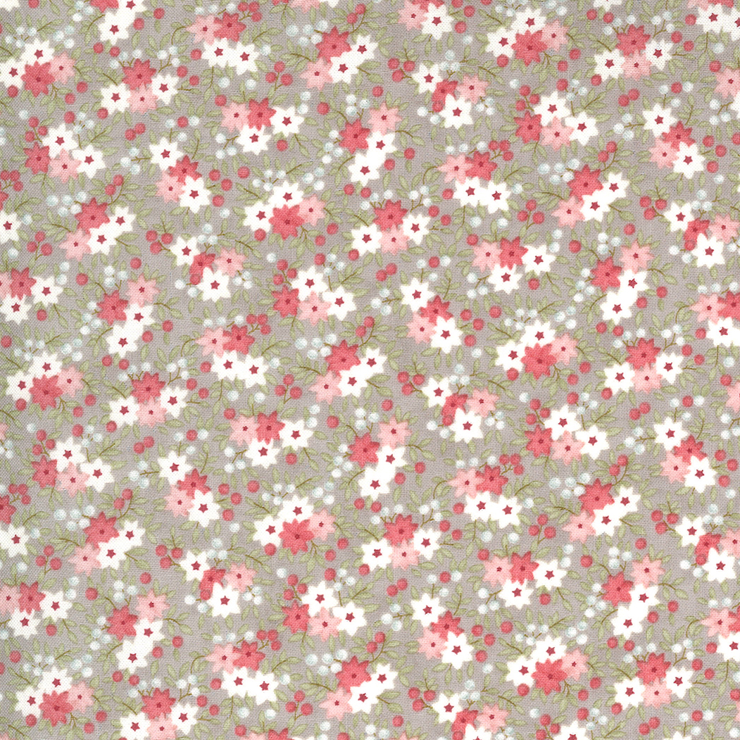 44253-15 SANCTUARY FLORES PEQUEÑAS FONDO GRIS CLARO - Imagen 2