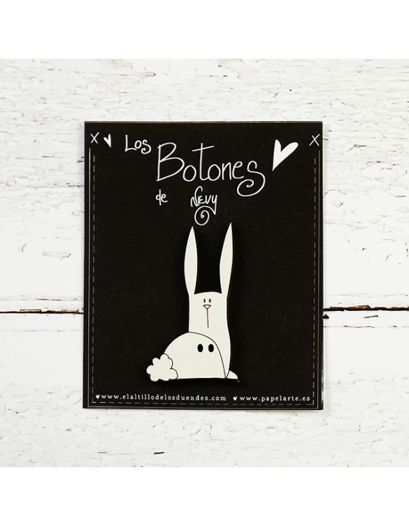 BOTON CONEJO DE NEVI - Imagen 2