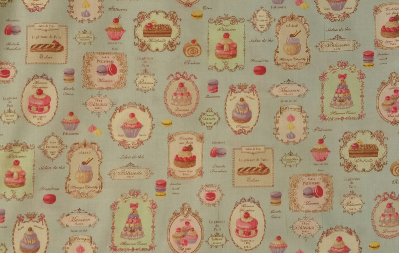 SWEET RONDEAUX PASTELES FONDO AZUL - Imagen 2