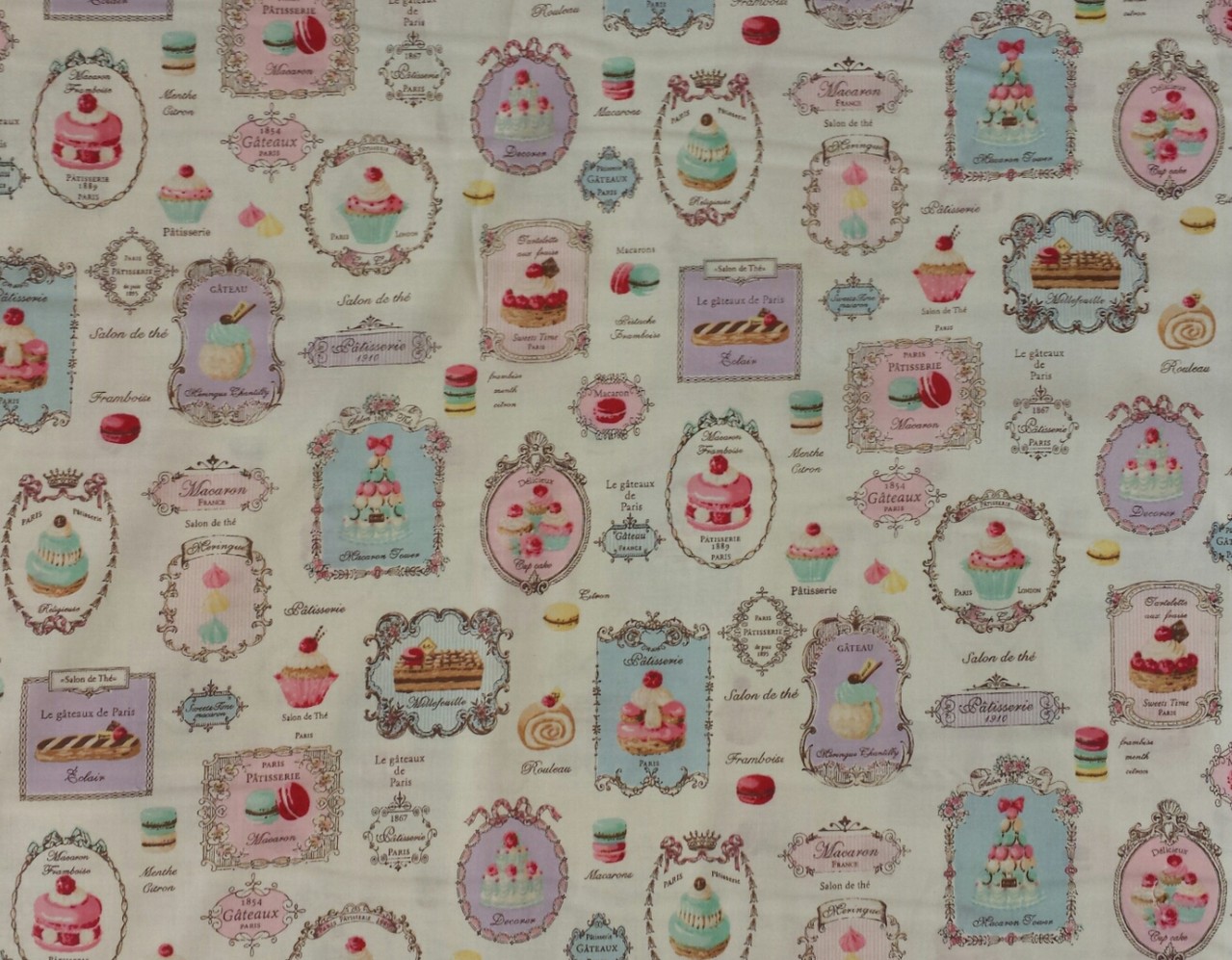 SWEET RONDEAUX PASTELES FONDO CREMA - Imagen 2