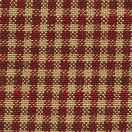 H33 HOMESPUN VICHY PEQUEÑO ROJO SOBRE BEIGE
