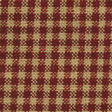 H33 HOMESPUN VICHY PEQUEÑO ROJO SOBRE BEIGE - Imagen 2