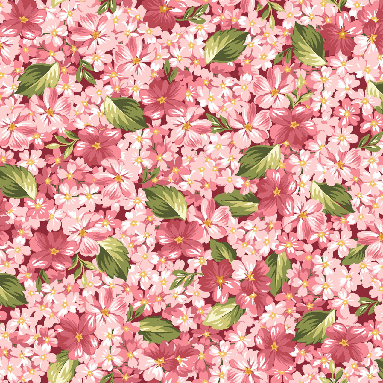 MAS8434-R ROSES ON THE VINE FLORAL ROSA - Imagen 2