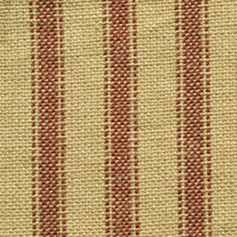 H36 HOMESPUN RAYAS ROJAS SOBRE BEIGE