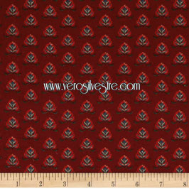 LE QUILT ORIENT EXPRES FLORAL ROJA