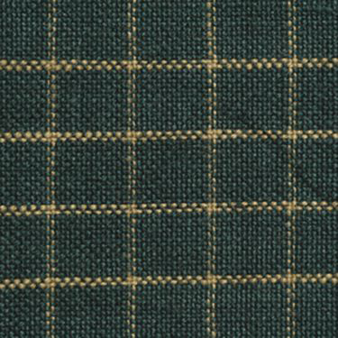 H403 HOMESPUN CUADRADOS BEIGE SOBRE VERDE - Imagen 2