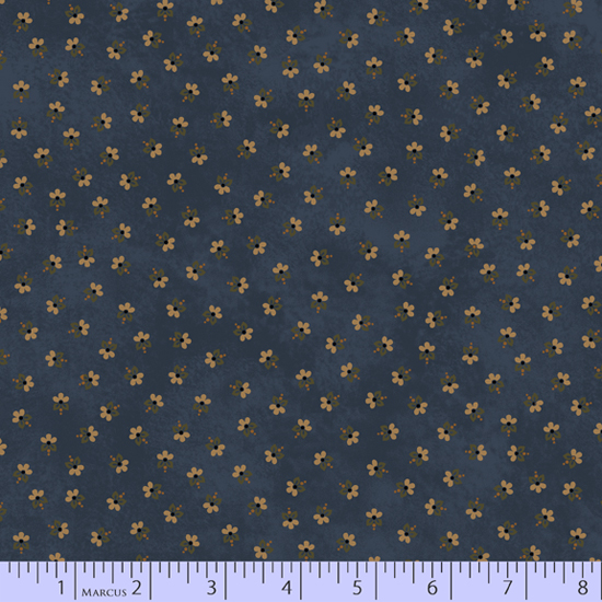 0701-0150 NEW CIRCA ESSENTIALS FLORECITAS BLANCAS FONDO AZUL - Imagen 2