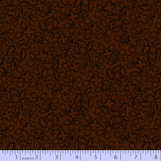0703-0113 NEW CIRCA ESSENTIALS TONAL FLORES Y HOJAS MARRÓN - Imagen 2