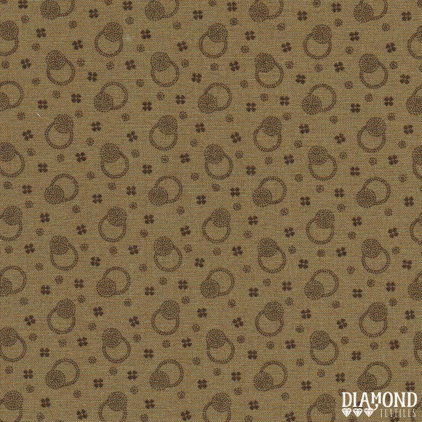 10597 A COMMON TRHEAD "SORTIJAS" FONDO MARRÓN CLARO - Imagen 2