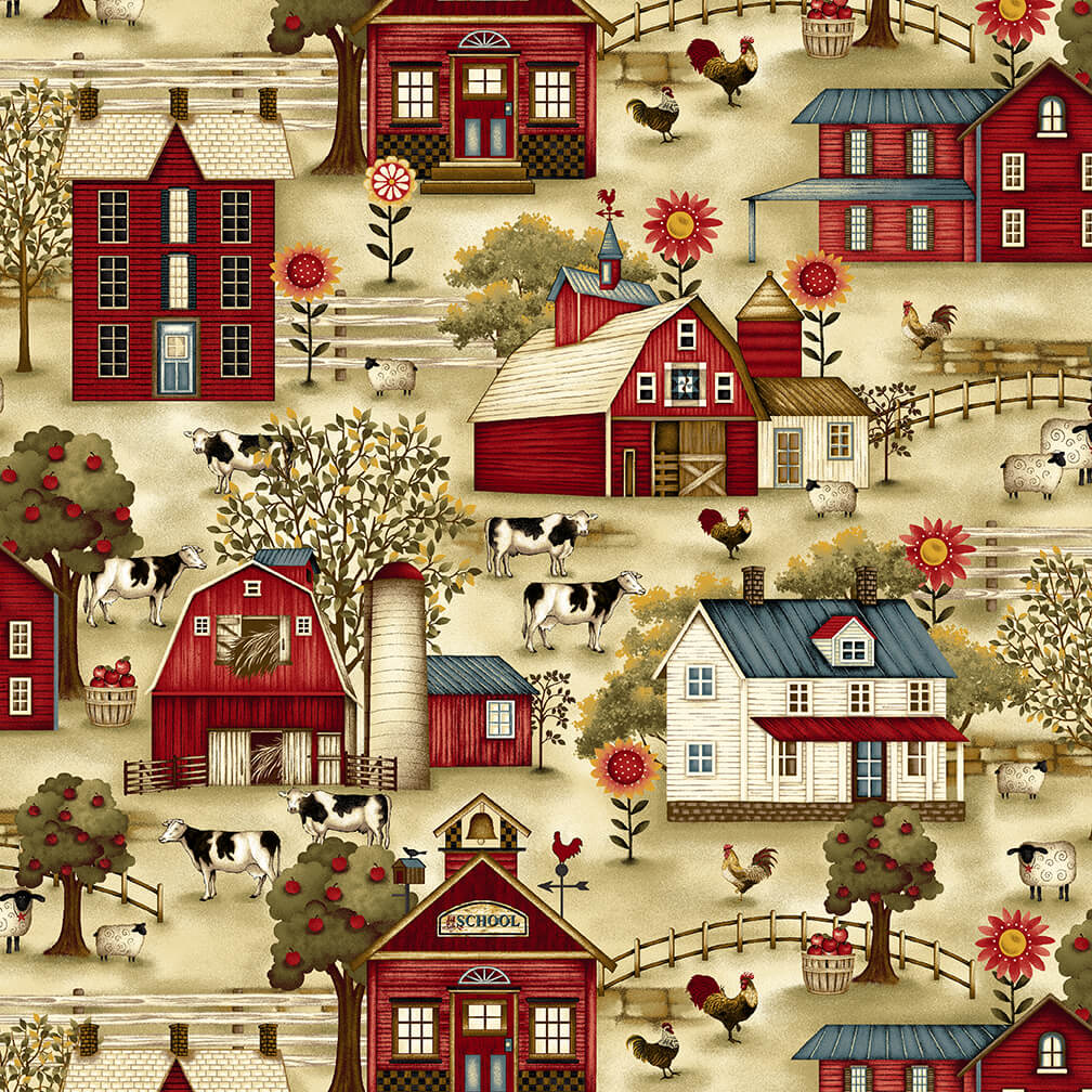 2349-66 COUNT YOUR BLESINGS PAISAJES CON CASAS - Imagen 2