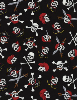 C4826 PIRATAS CALAVERAS NEGRO